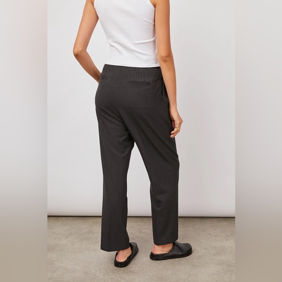 Rails - Tay Pant - Charcoal Pinstripe - Size 4 - Picture 2 of 4